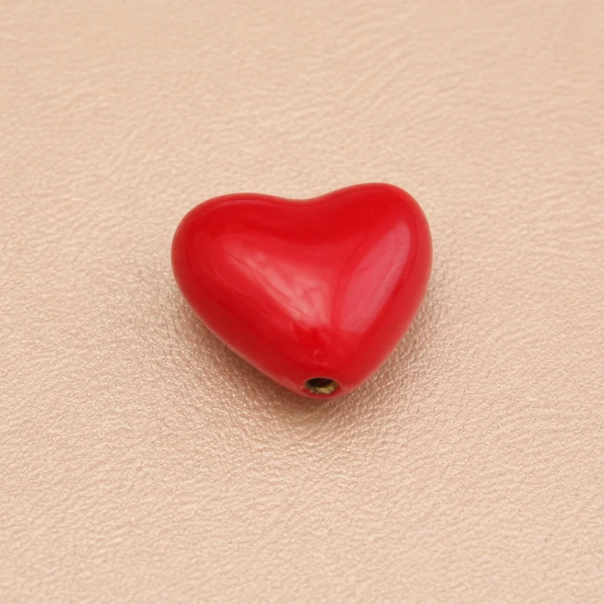 Dij. corazon rojo rodio 1,3cm - DRG194 - Foto 1